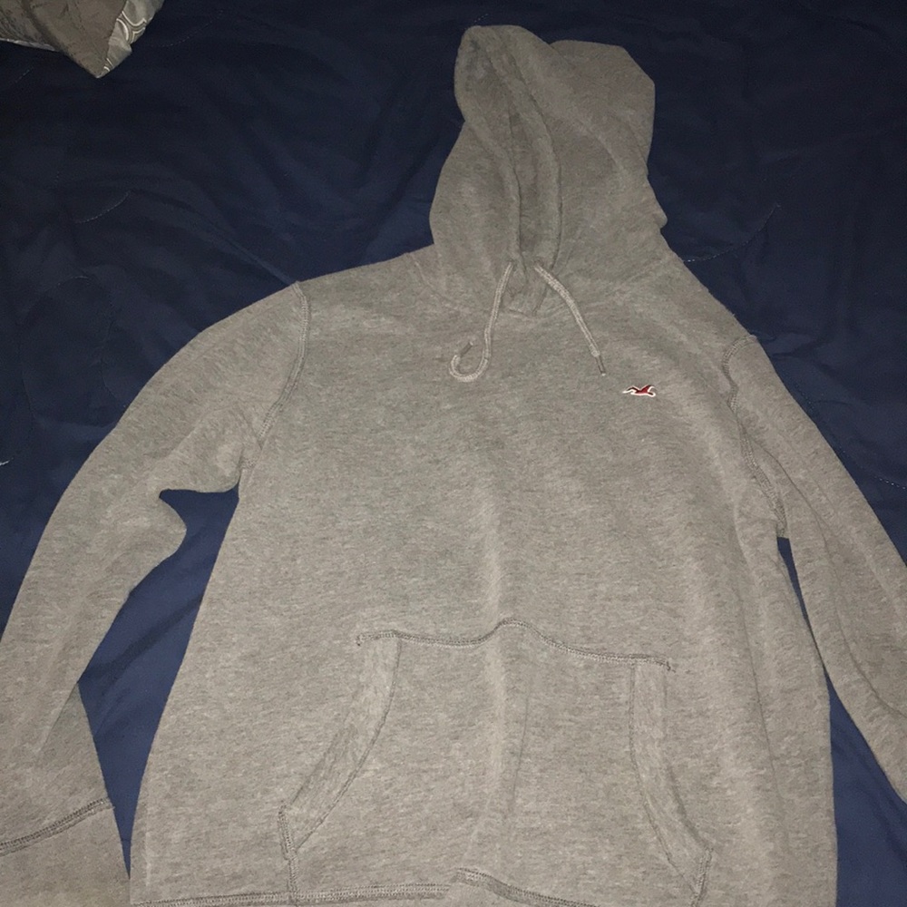 Gray Hollister Hoodie
